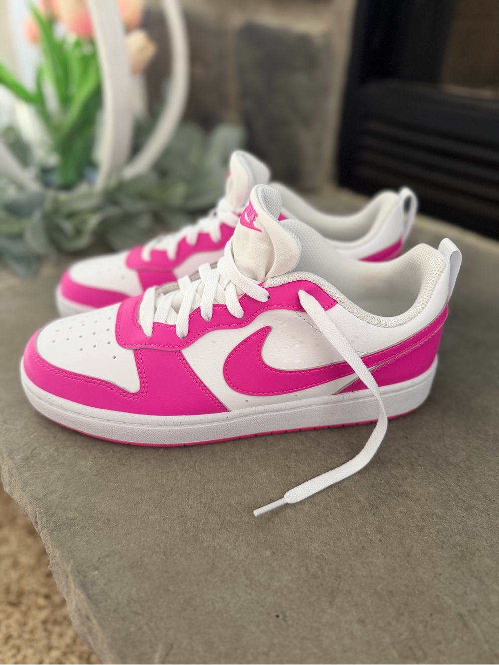 Nike Kids Sneakers White Pink